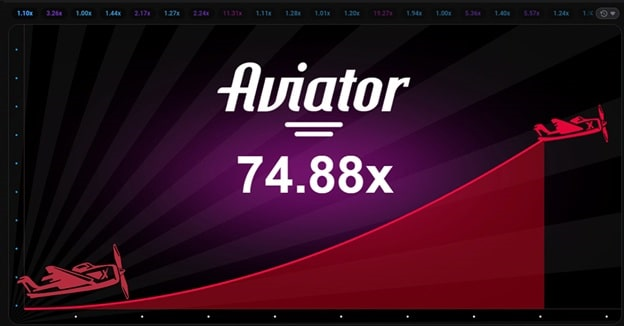 Aviator game winning moment with big payouts